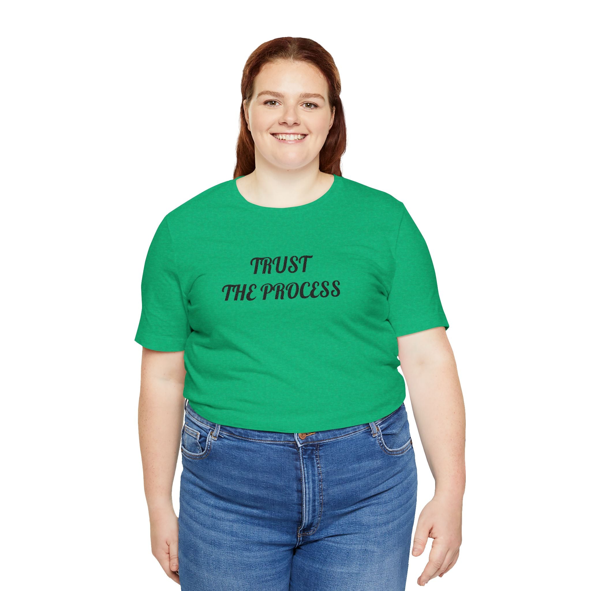 Trust the Process Tee — Inspirational Motivational White T‑Shirt