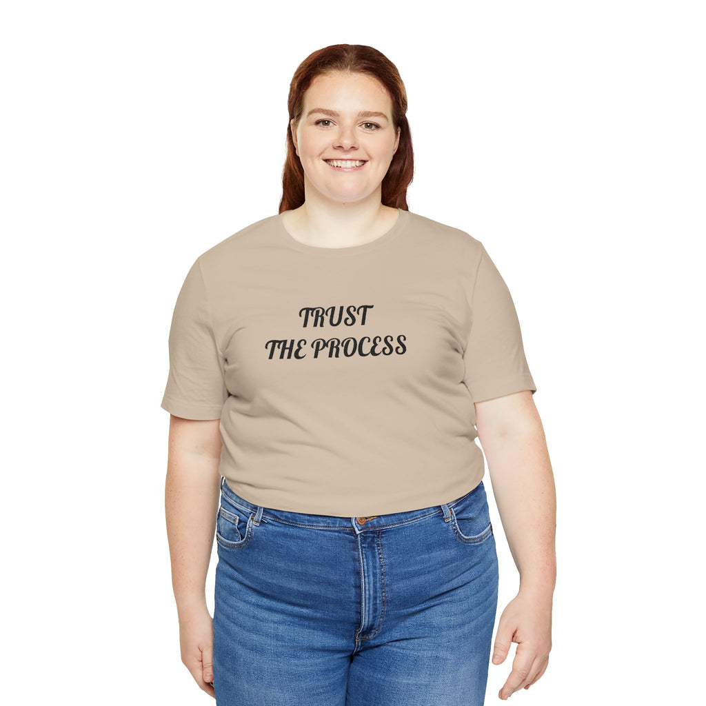 Trust the Process Tee — Inspirational Motivational White T‑Shirt