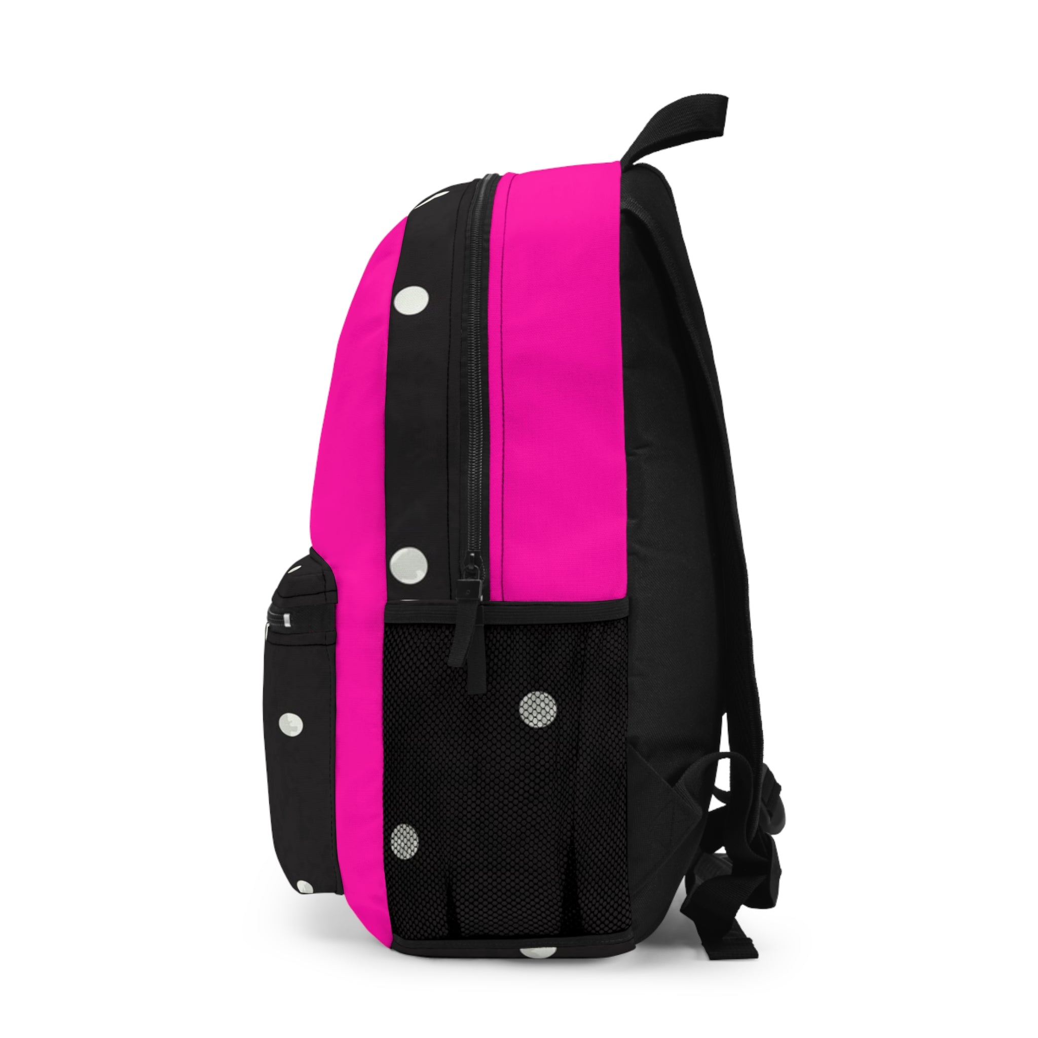 Pretty Glam Galore Polka Dot Backpack — Pink Fashion School Bag