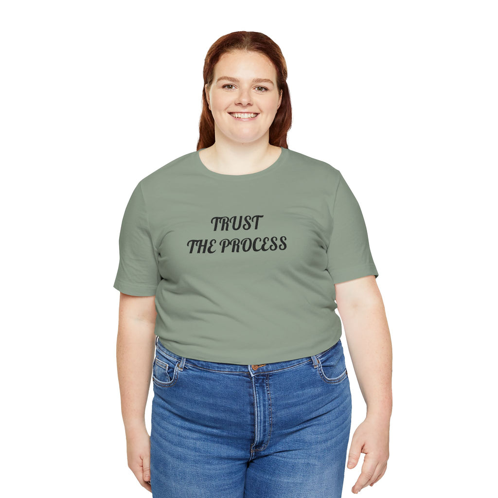 Trust the Process Tee — Inspirational Motivational White T‑Shirt