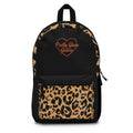 Leopard Print "Pretty Glam Galore" Backpack - Trendy Fashion School Bag