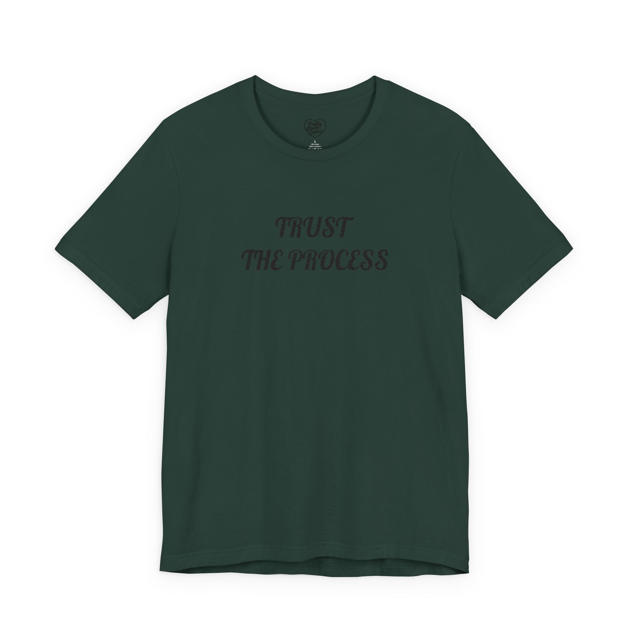 Trust the Process Tee — Inspirational Motivational White T‑Shirt