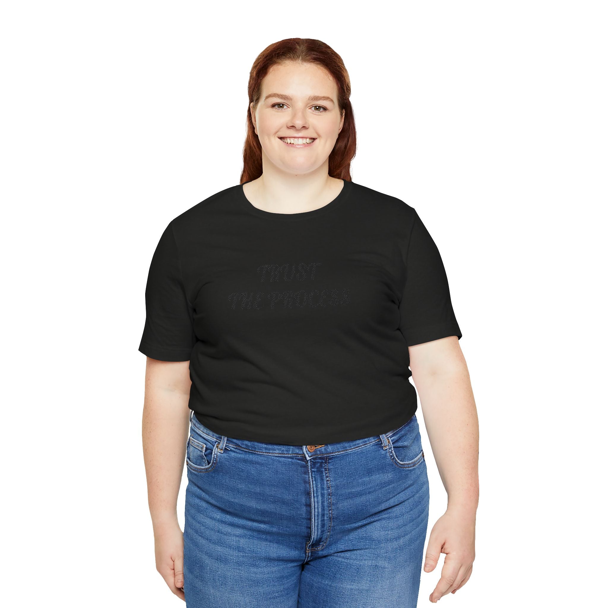 Trust the Process Tee — Inspirational Motivational White T‑Shirt
