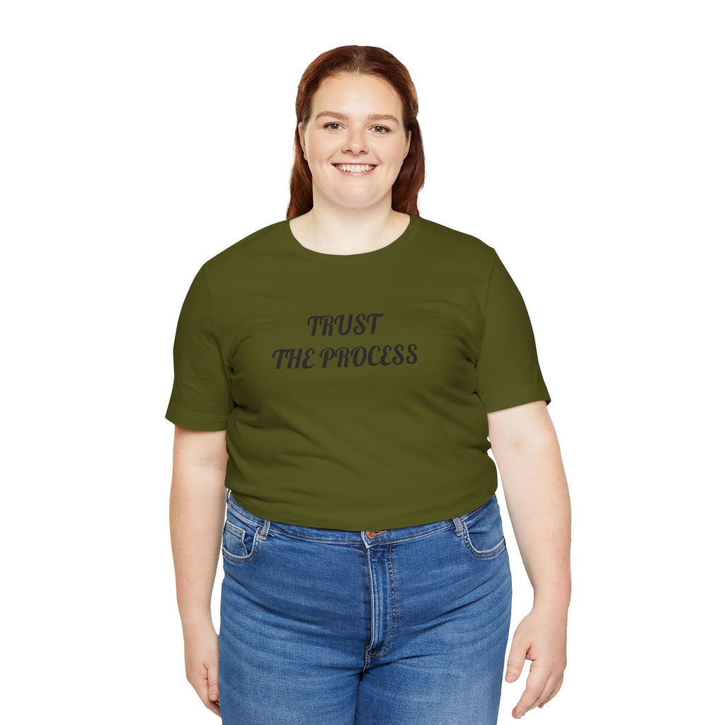 Trust the Process Tee — Inspirational Motivational White T‑Shirt