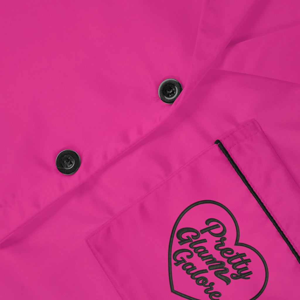 Women's Hot Pink Satin Pajama Set — Luxe Sleepwear Two-Piece