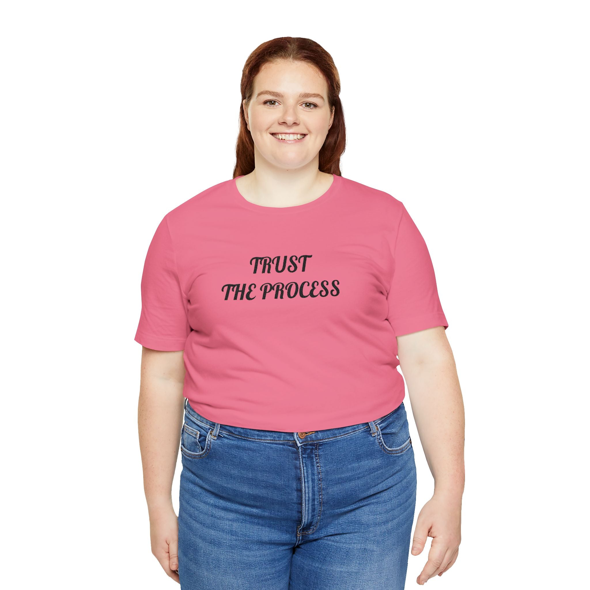 Trust the Process Tee — Inspirational Motivational White T‑Shirt