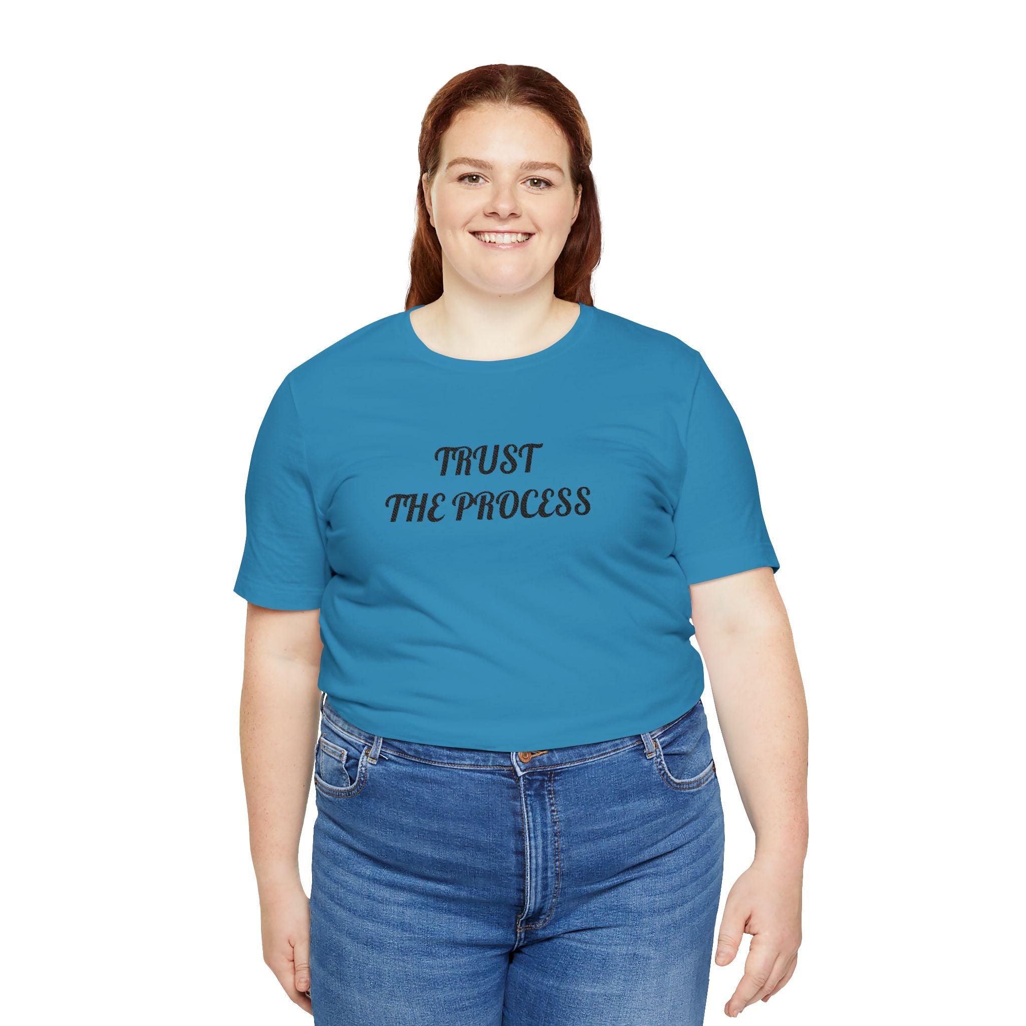 Trust the Process Tee — Inspirational Motivational White T‑Shirt