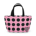 A Pink Polka Dot Lunch Bag /Insulated Tote