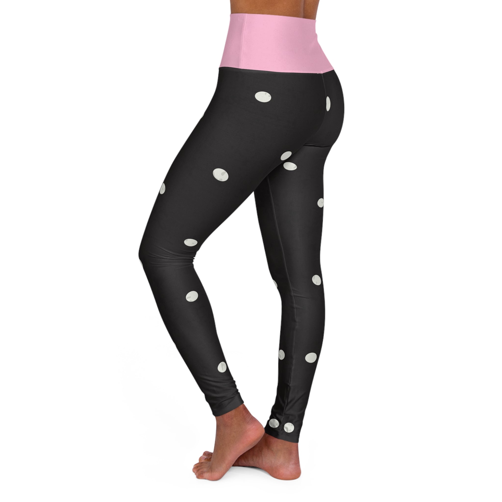 High Waisted Yoga Leggings (AOP)