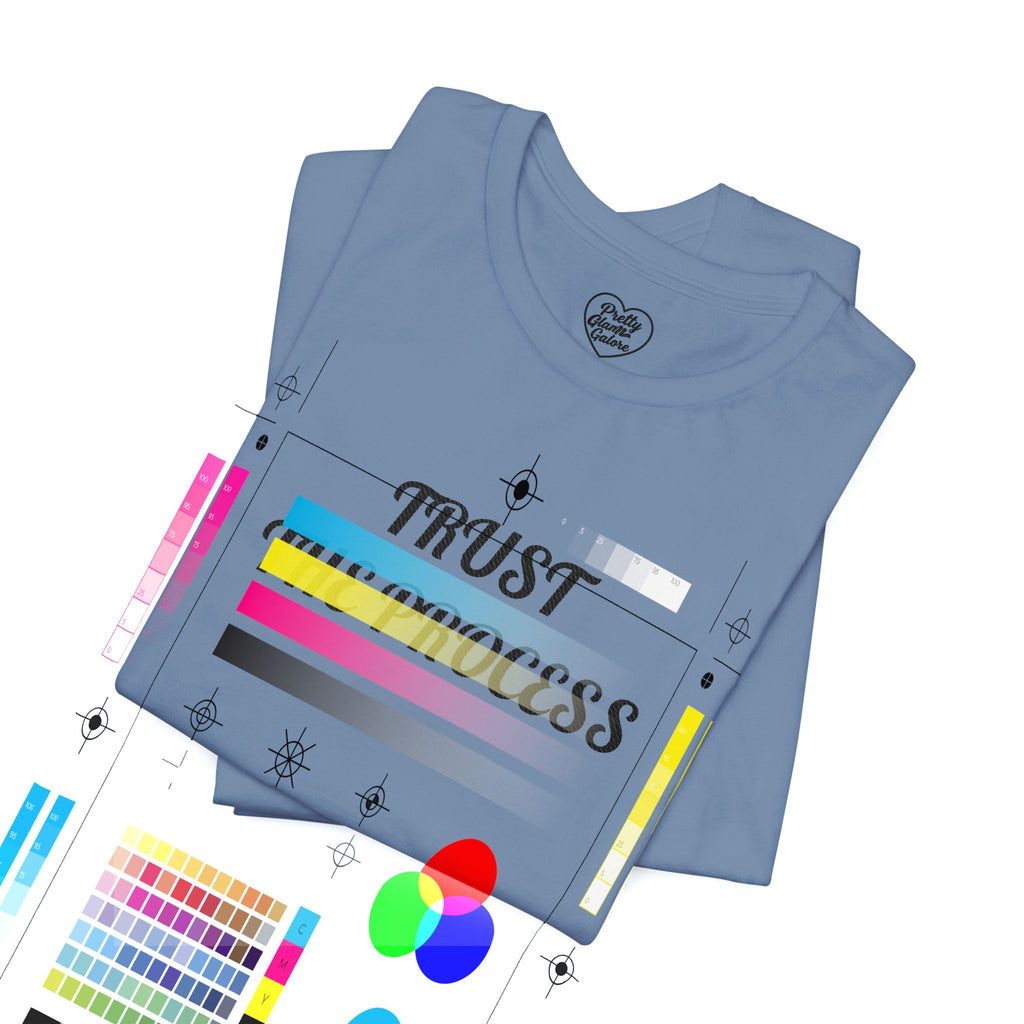 Trust the Process Tee — Inspirational Motivational White T‑Shirt