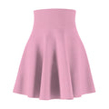 Pastel Pink Skater Skirt — High-Waist A-Line Flare for Casual, Spring & Everyday Wear