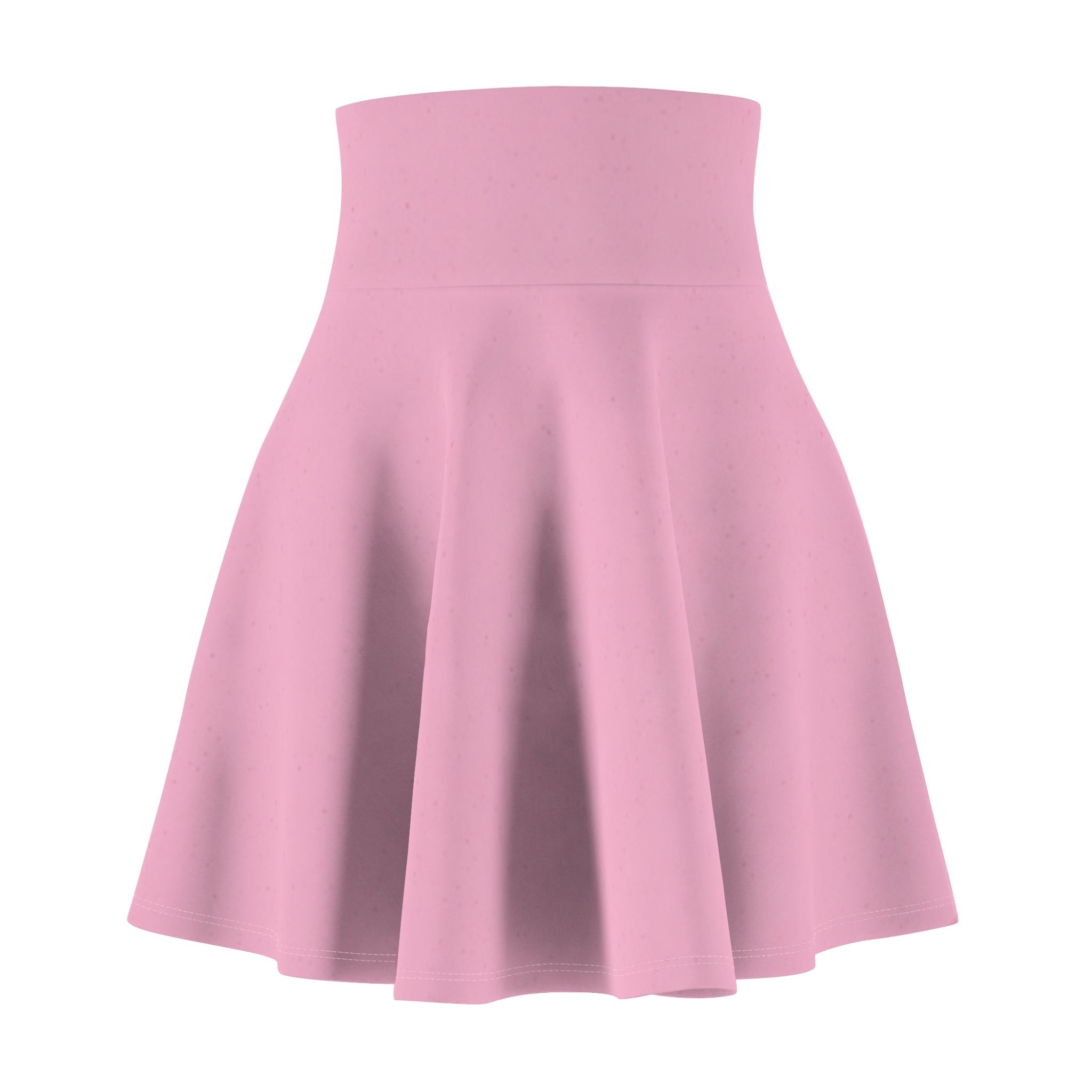 Pastel Pink Skater Skirt — High-Waist A-Line Flare for Casual, Spring & Everyday Wear
