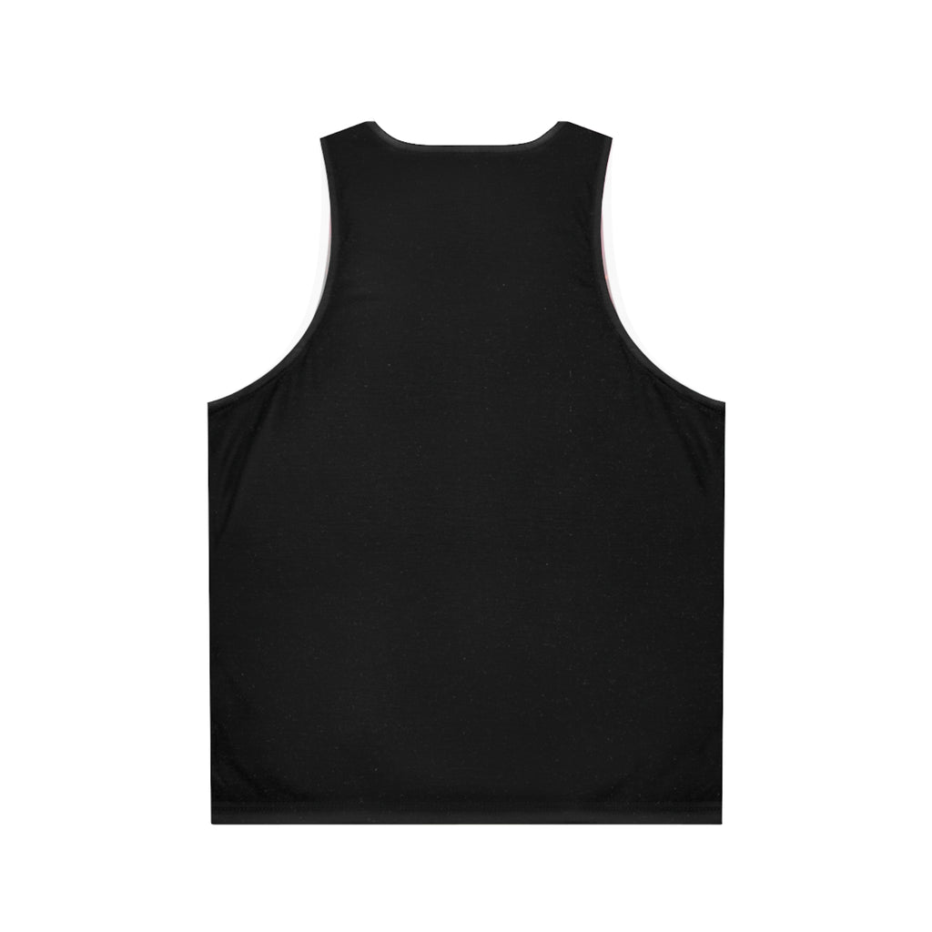 Colorful Pop Art Face Tank Top — Vibrant Abstract Portrait AOP