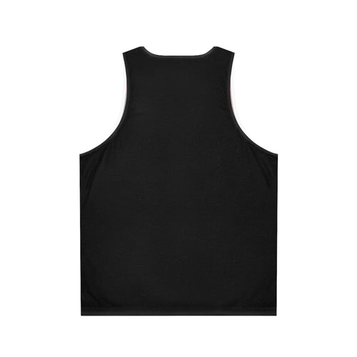 Colorful Pop Art Face Tank Top — Vibrant Abstract Portrait AOP