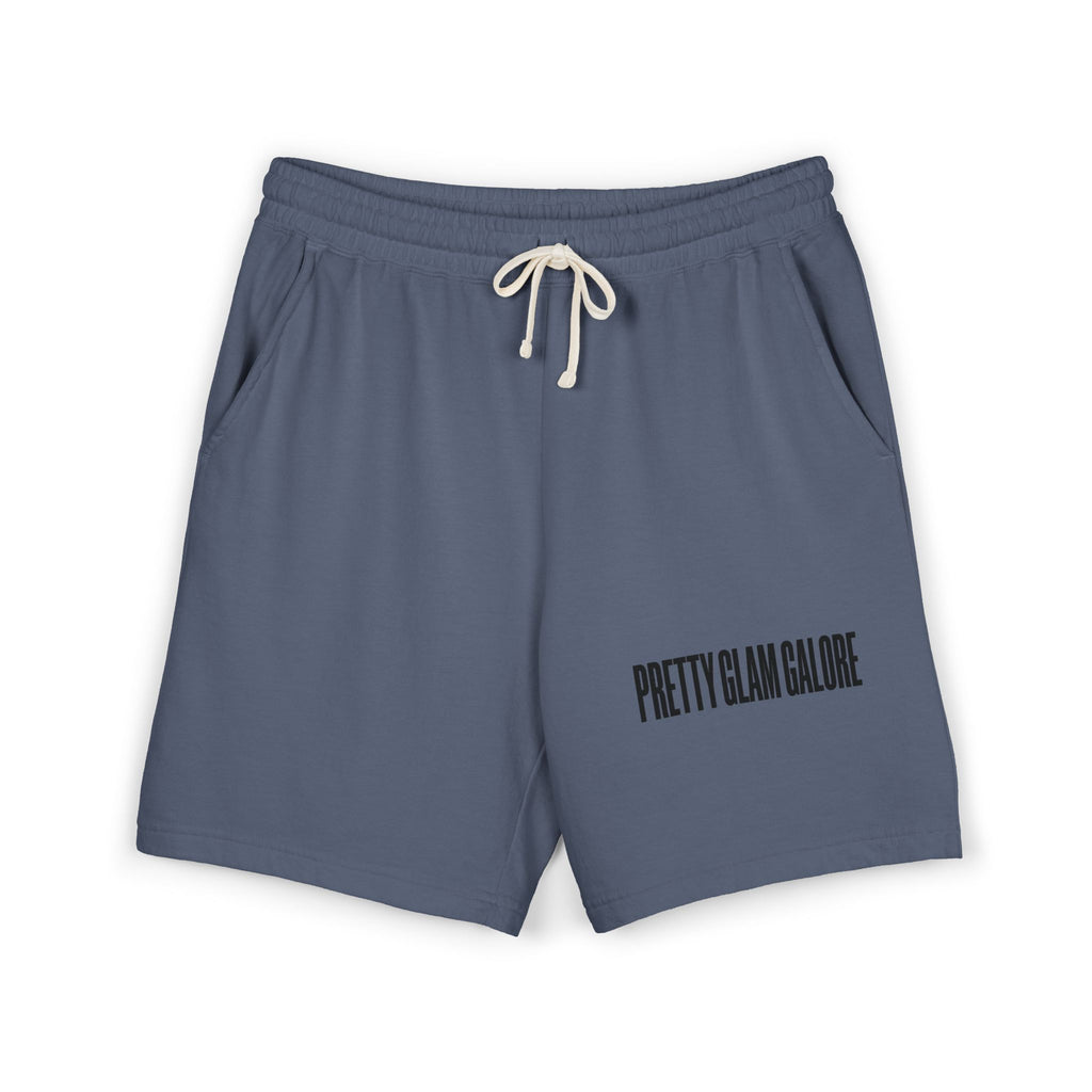 Pretty Glam Galore Fleece Sweat Shorts — Lightweight Garment-Dyed Lounge Shorts
