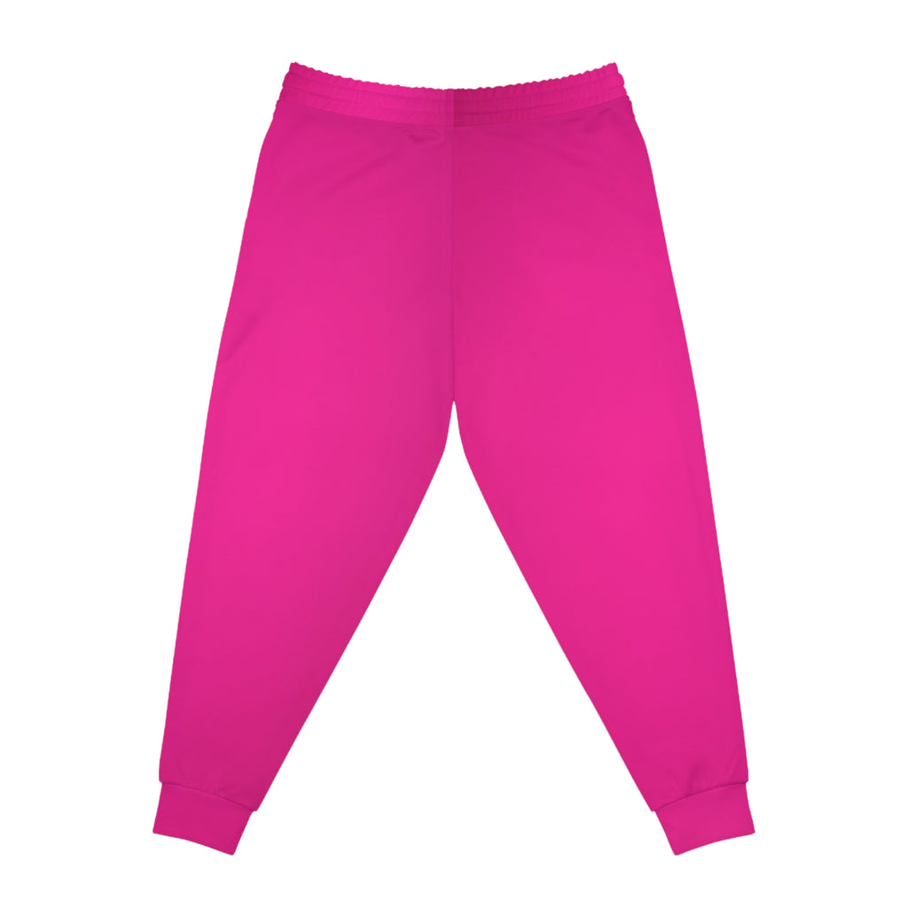 Hot Pink Athletic Joggers — Women's Bold Everyday Sweatpants