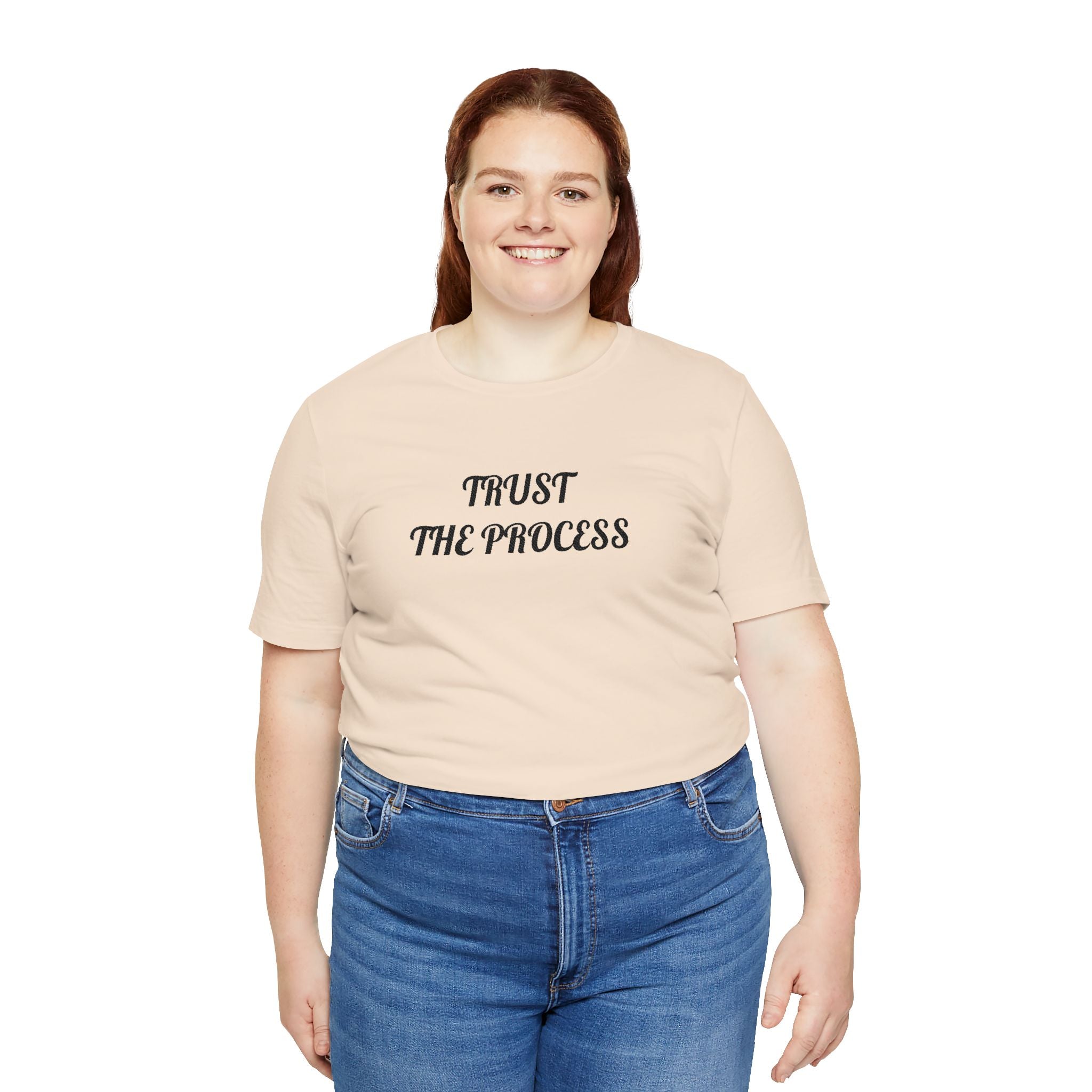 Trust the Process Tee — Inspirational Motivational White T‑Shirt