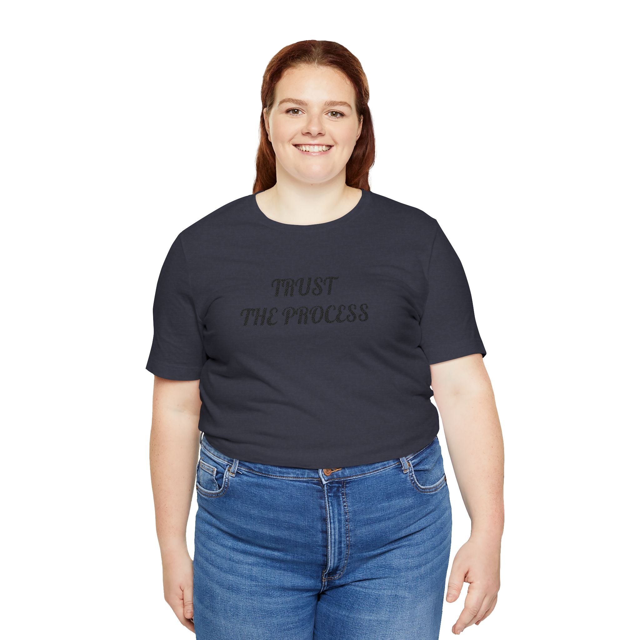 Trust the Process Tee — Inspirational Motivational White T‑Shirt