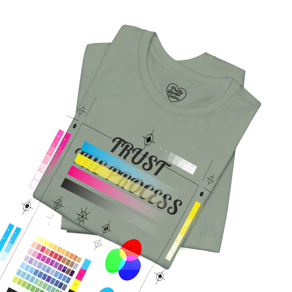 Trust the Process Tee — Inspirational Motivational White T‑Shirt