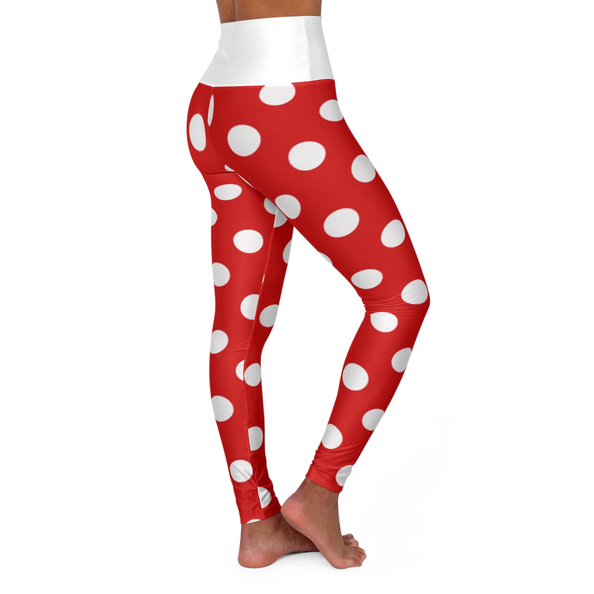 High Waisted Yoga Leggings (AOP)