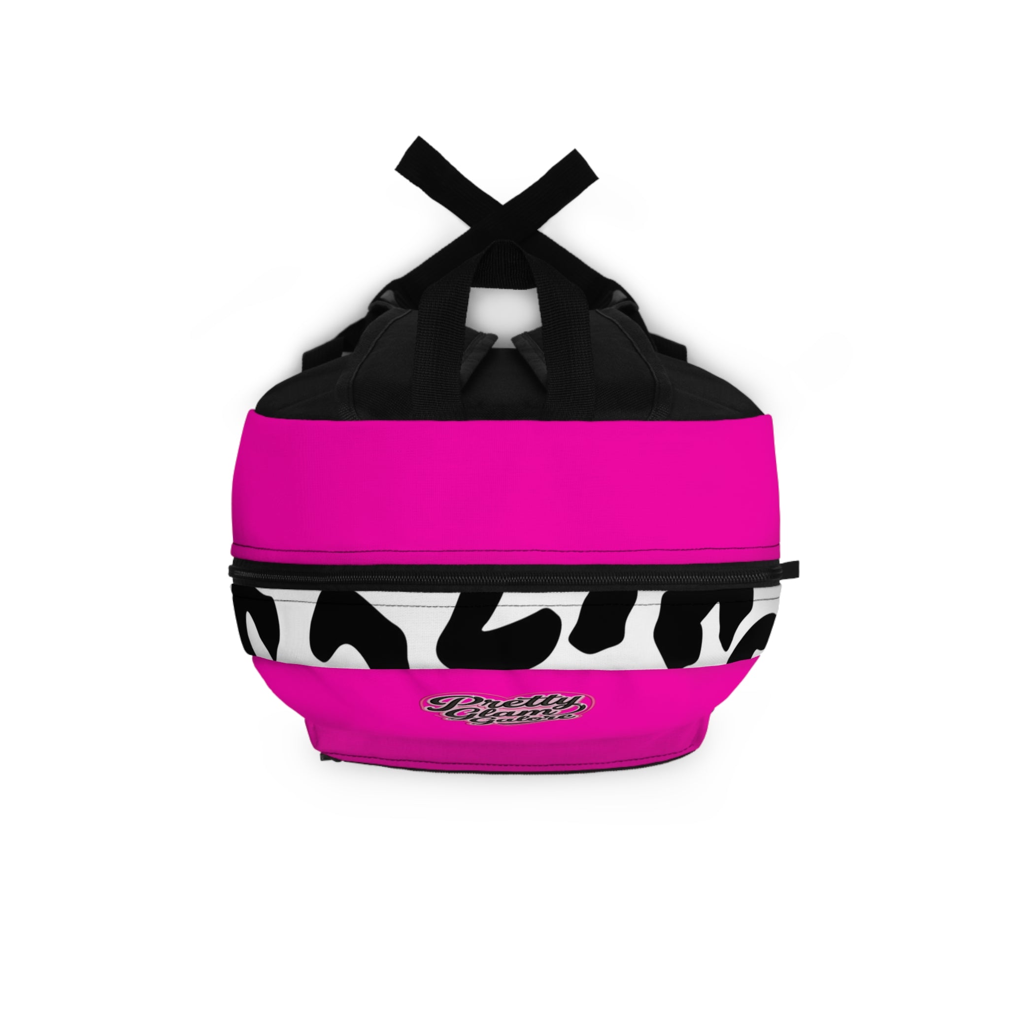 Pretty Glam Galore Pink Backpack – Cute Stylish School & Travel Bag