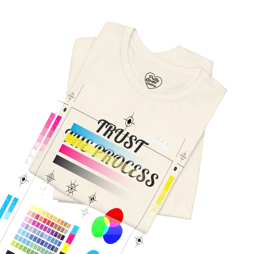 Trust the Process Tee — Inspirational Motivational White T‑Shirt
