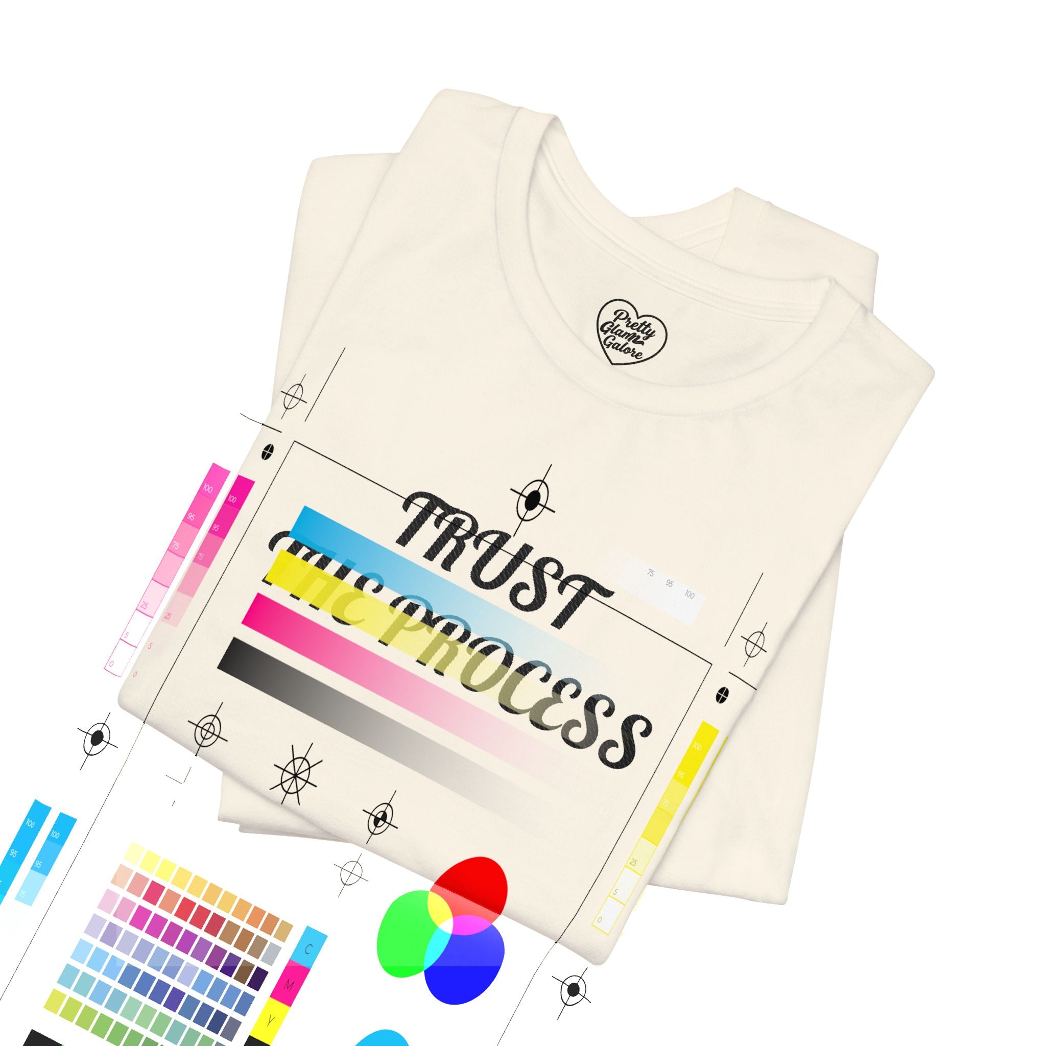 Trust the Process Tee — Inspirational Motivational White T‑Shirt