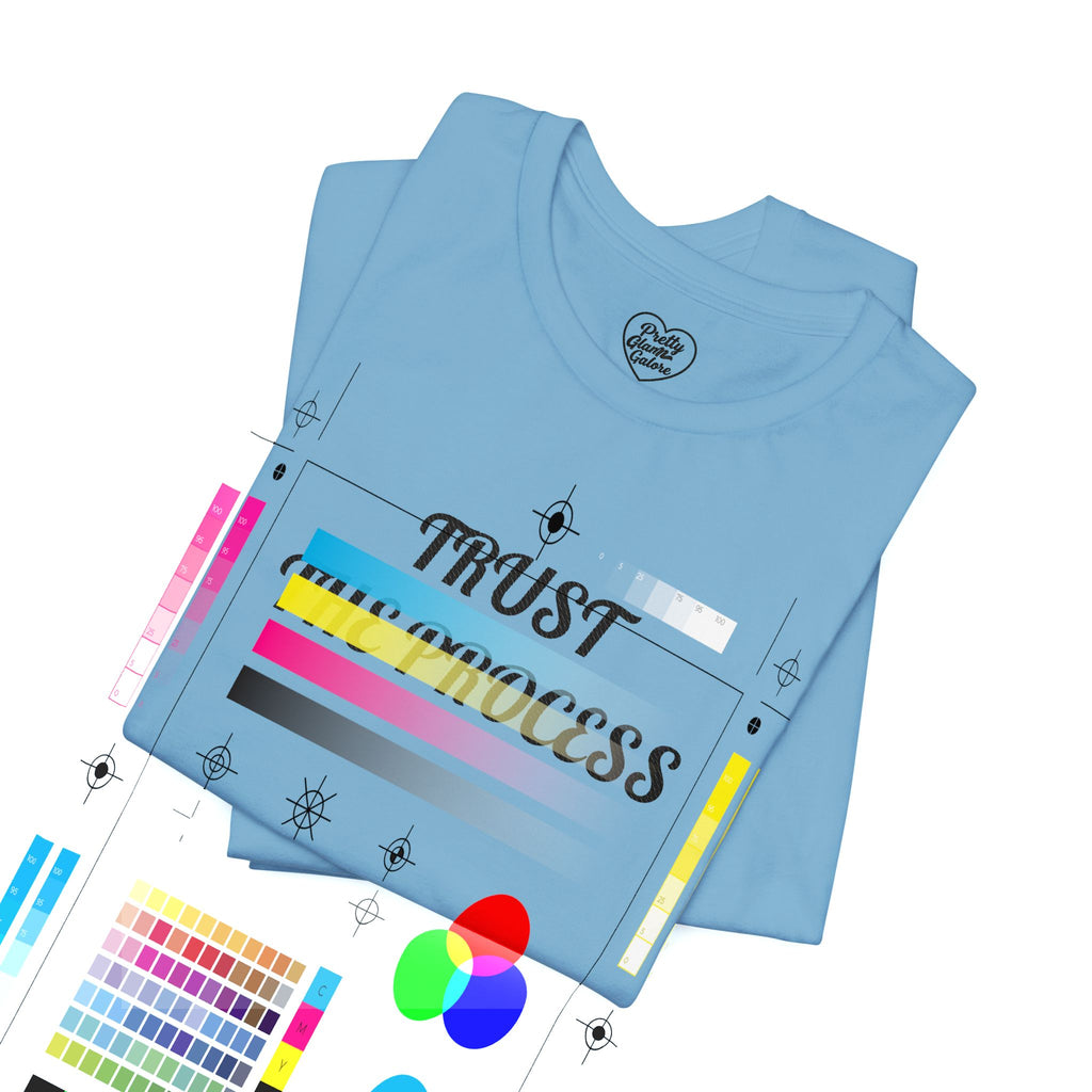 Trust the Process Tee — Inspirational Motivational White T‑Shirt