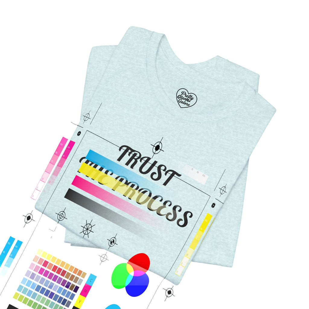 Trust the Process Tee — Inspirational Motivational White T‑Shirt