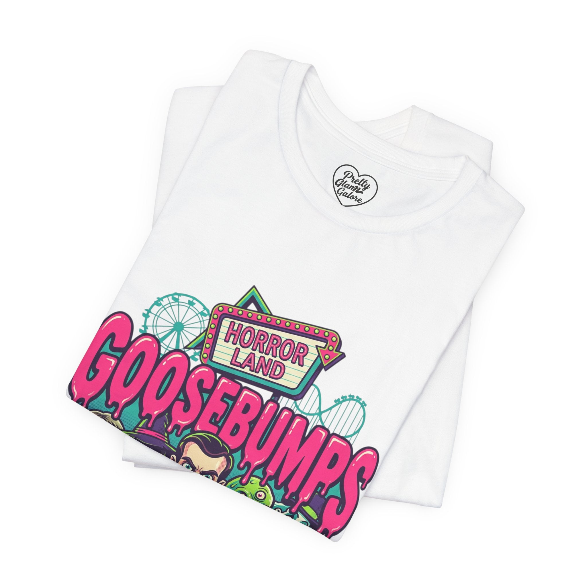 Goosebumps Horrorland Graphic Tee - Retro Scary Monsters T-Shirt