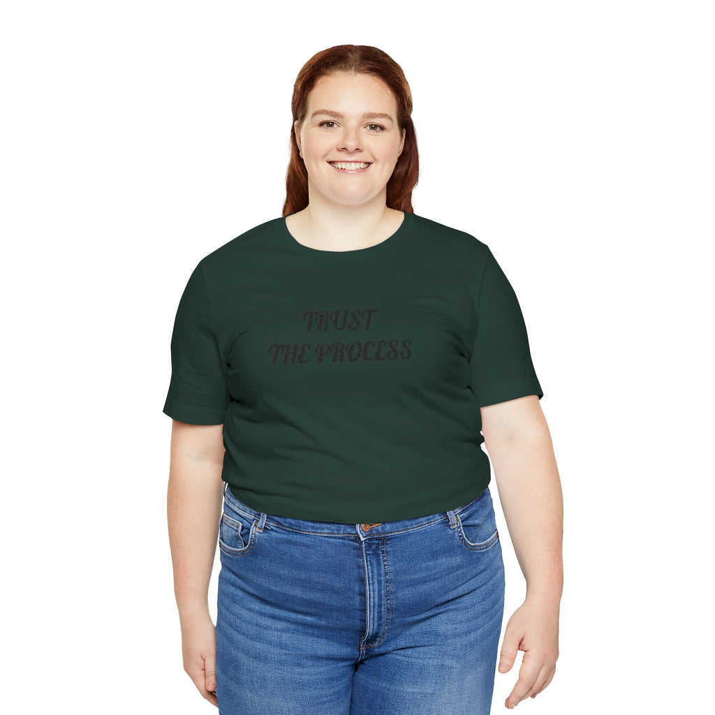 Trust the Process Tee — Inspirational Motivational White T‑Shirt