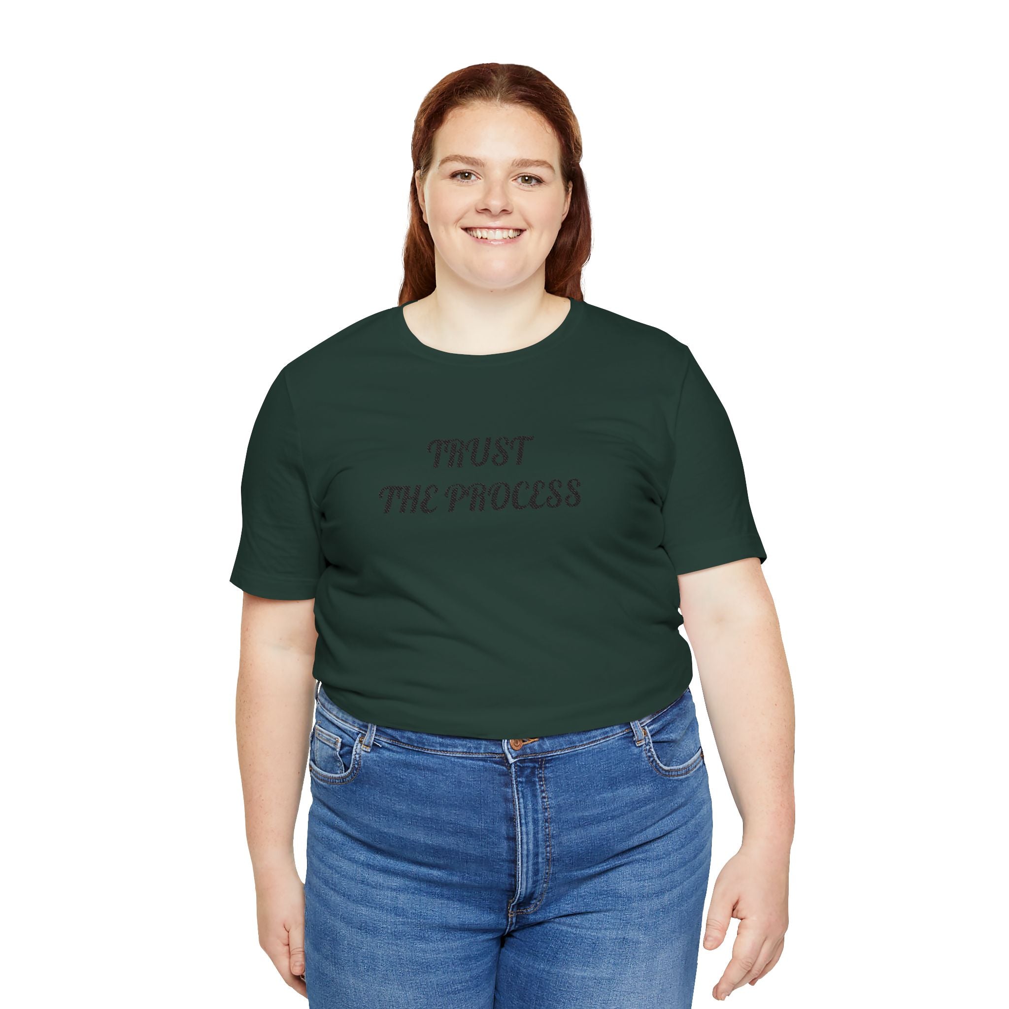 Trust the Process Tee — Inspirational Motivational White T‑Shirt