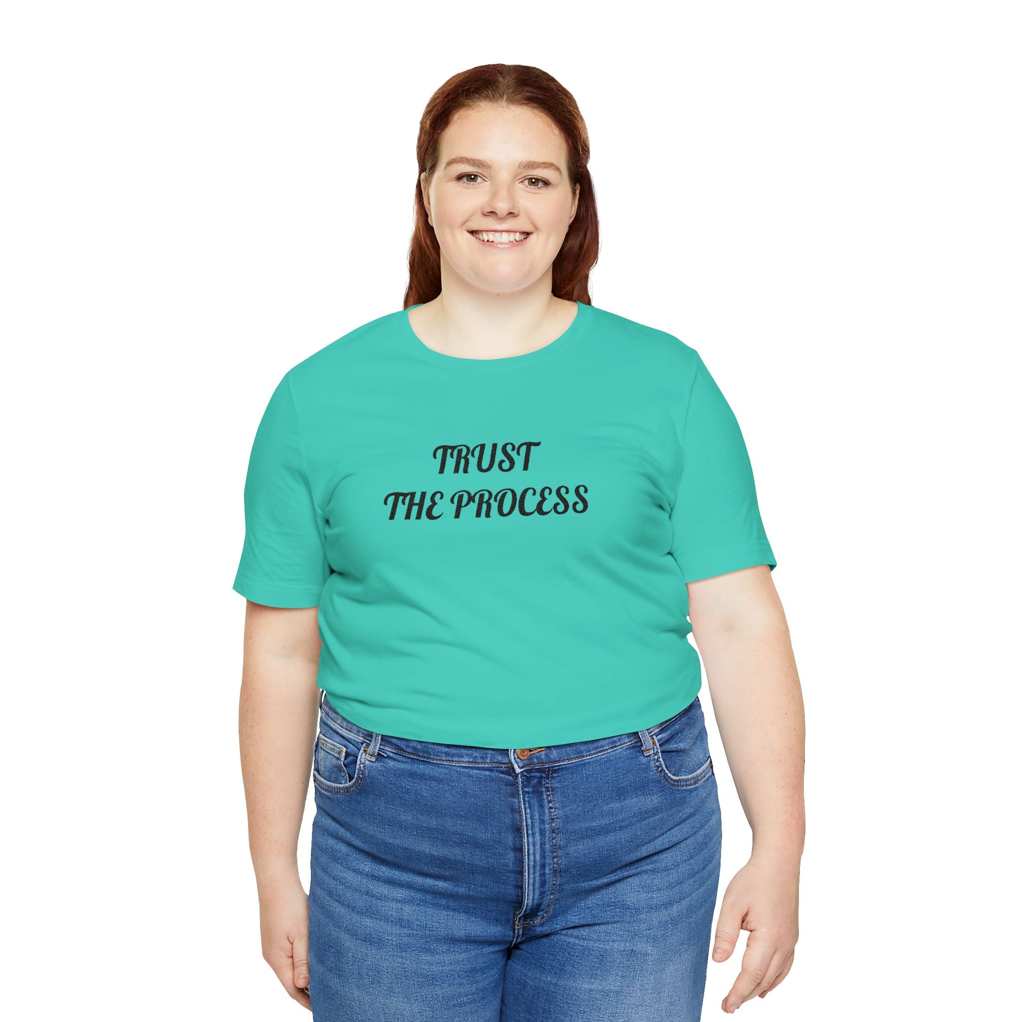 Trust the Process Tee — Inspirational Motivational White T‑Shirt