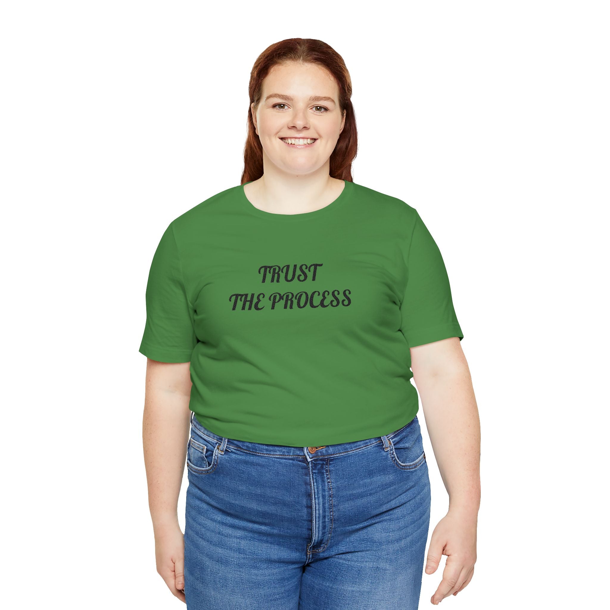 Trust the Process Tee — Inspirational Motivational White T‑Shirt