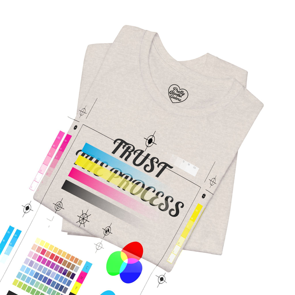 Trust the Process Tee — Inspirational Motivational White T‑Shirt