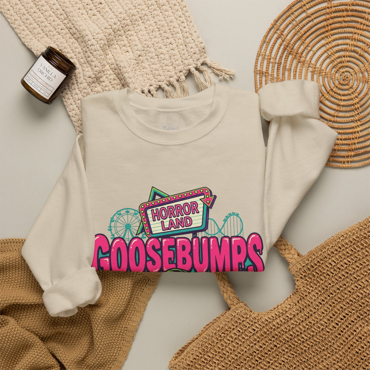 Goosebumps HorrorLand Crewneck Sweatshirt