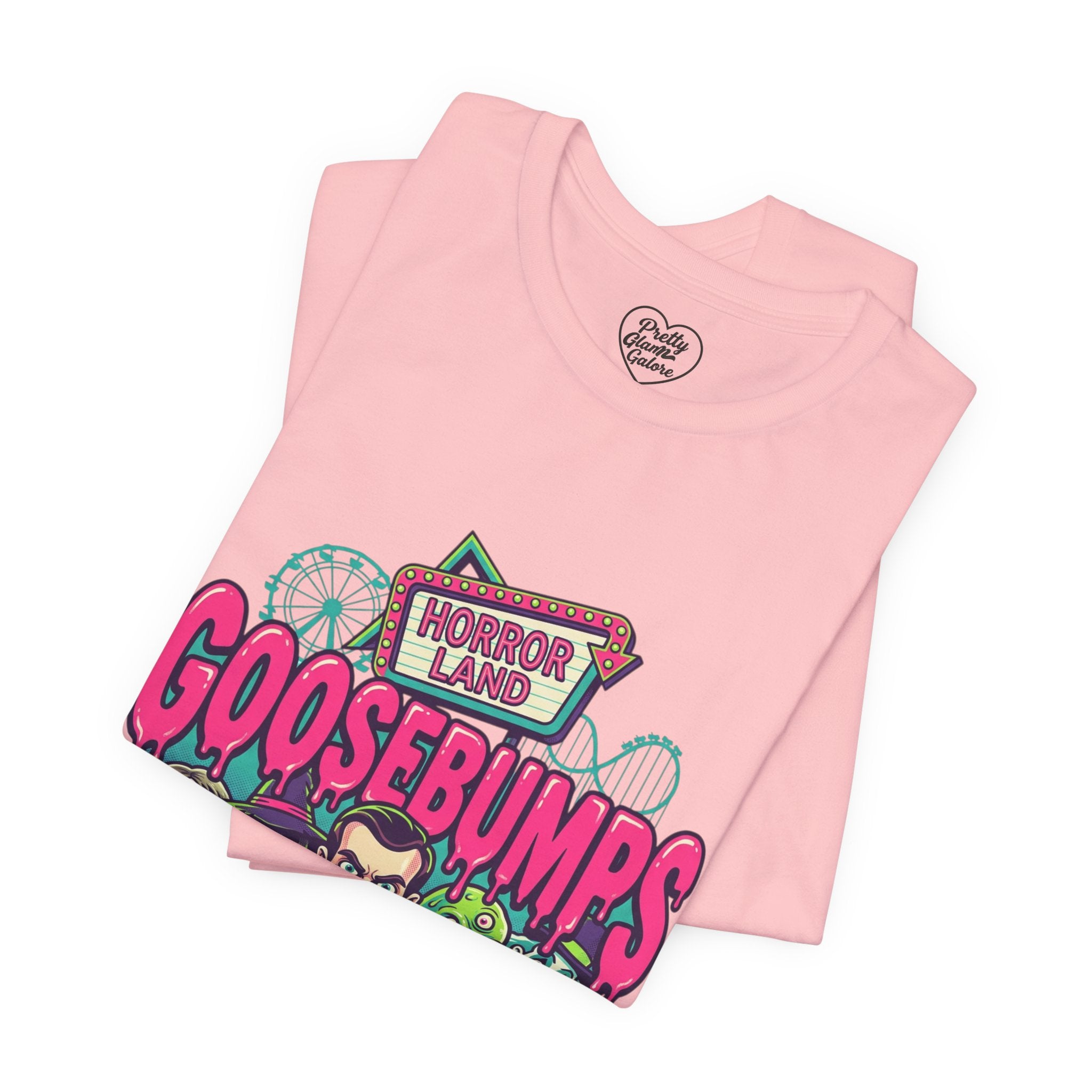 Goosebumps Horrorland Graphic Tee - Retro Scary Monsters T-Shirt