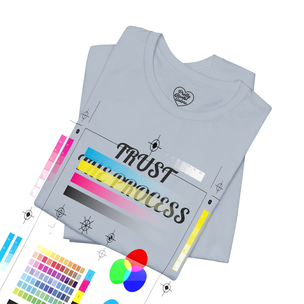 Trust the Process Tee — Inspirational Motivational White T‑Shirt