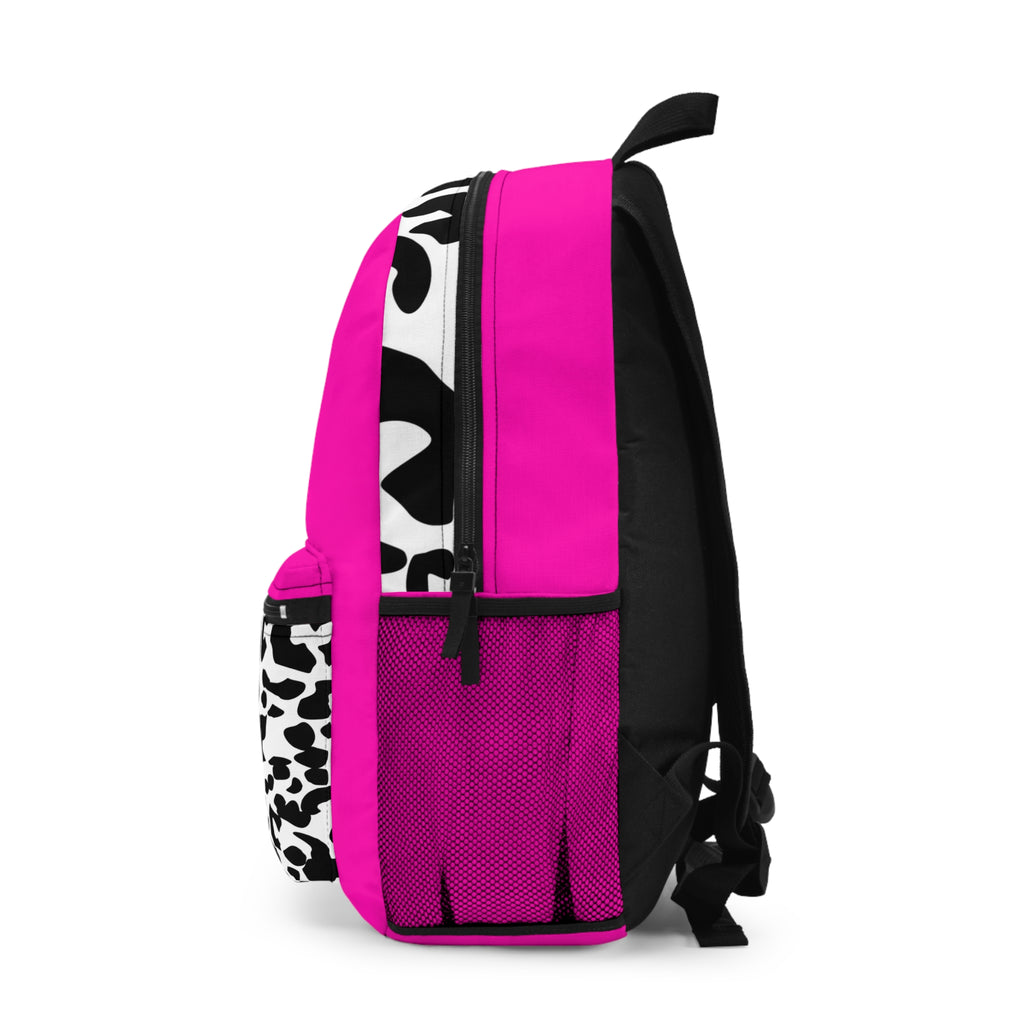 Pretty Glam Galore Pink Backpack – Cute Stylish School & Travel Bag