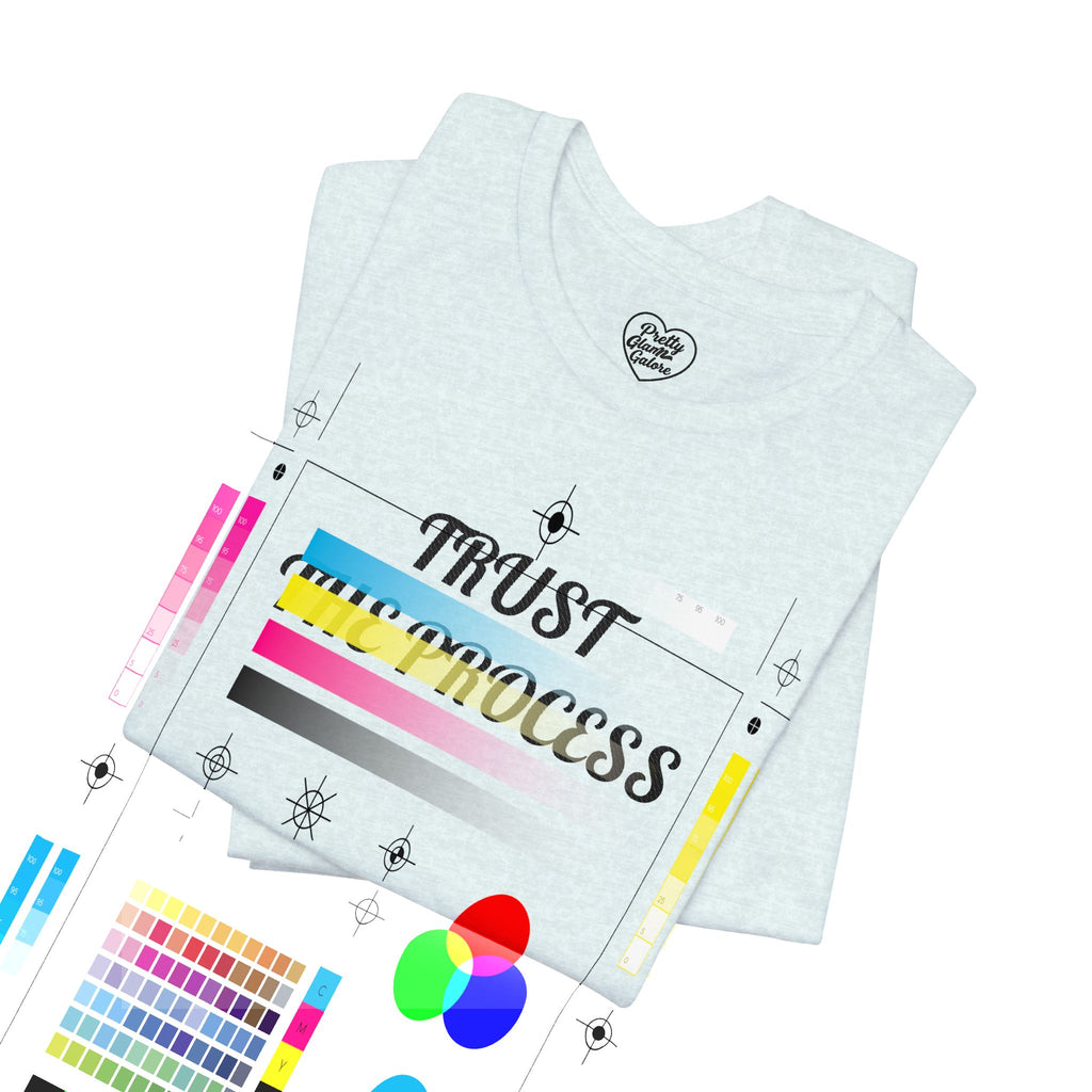 Trust the Process Tee — Inspirational Motivational White T‑Shirt