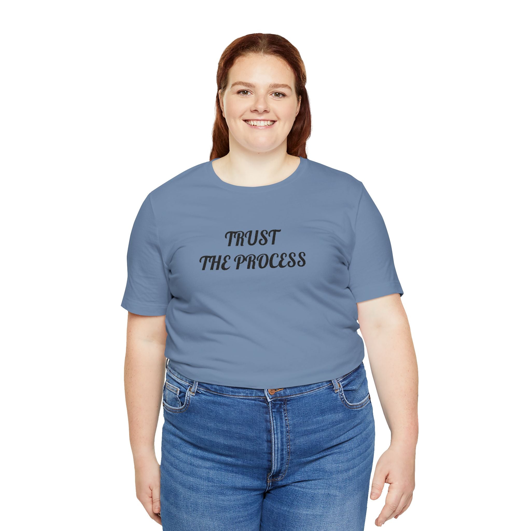 Trust the Process Tee — Inspirational Motivational White T‑Shirt