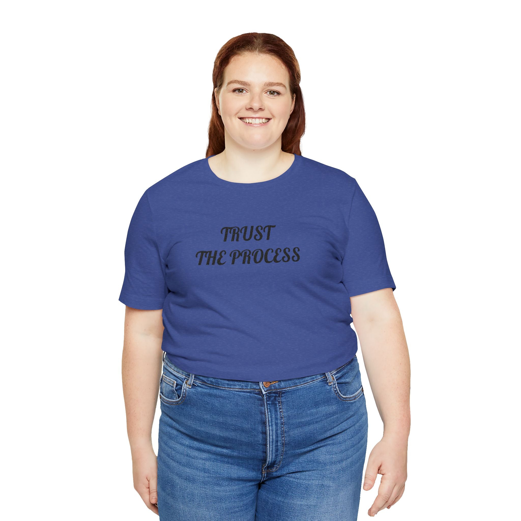 Trust the Process Tee — Inspirational Motivational White T‑Shirt