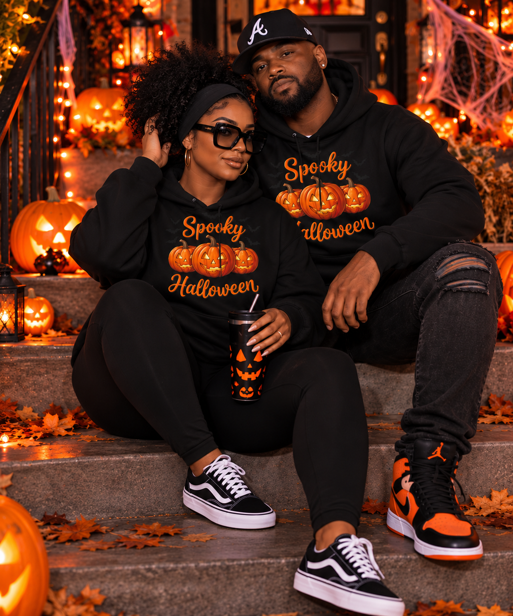 Exclusive Halloween Spooky Pumpkins Hoodie
