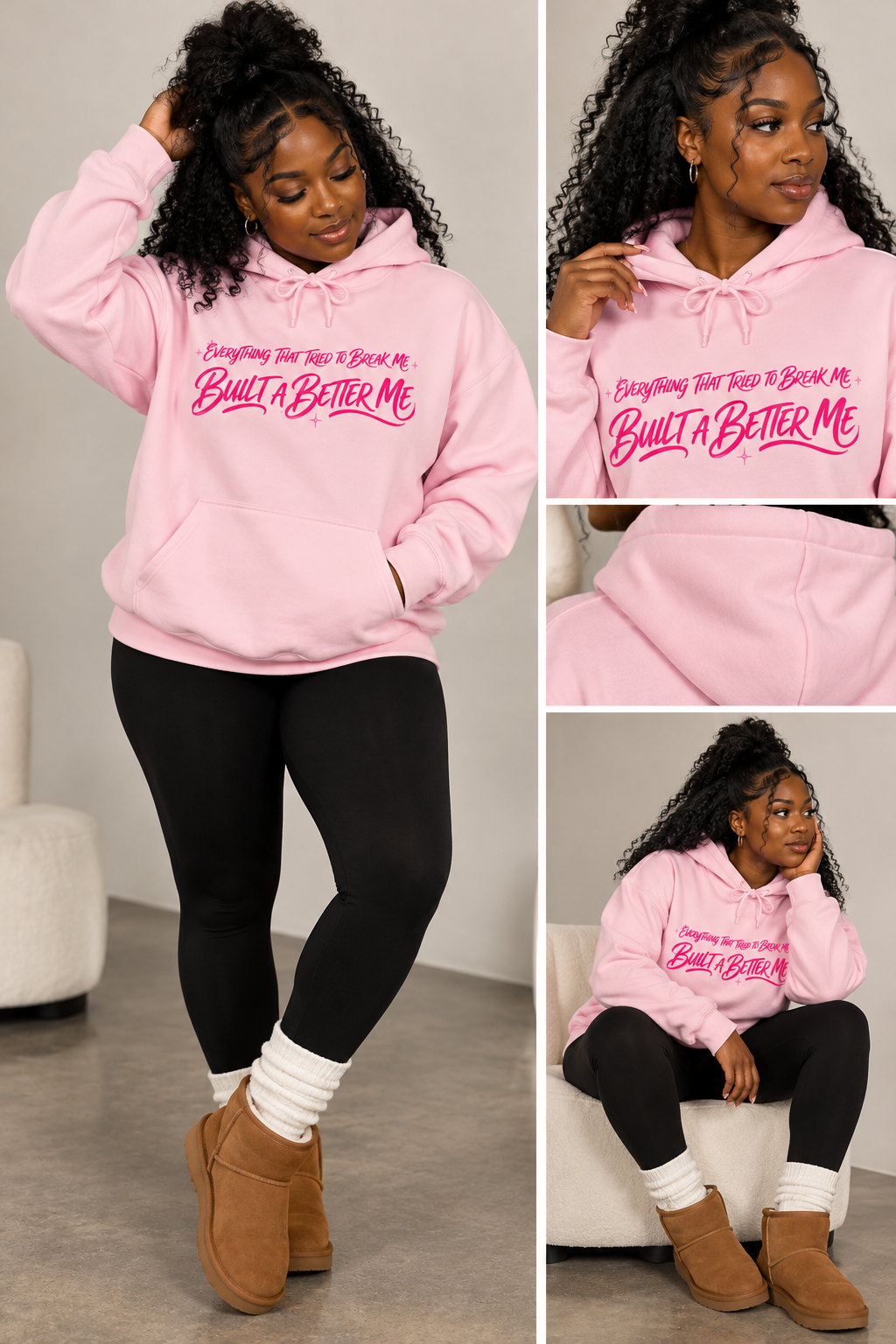 PINK HOODIE