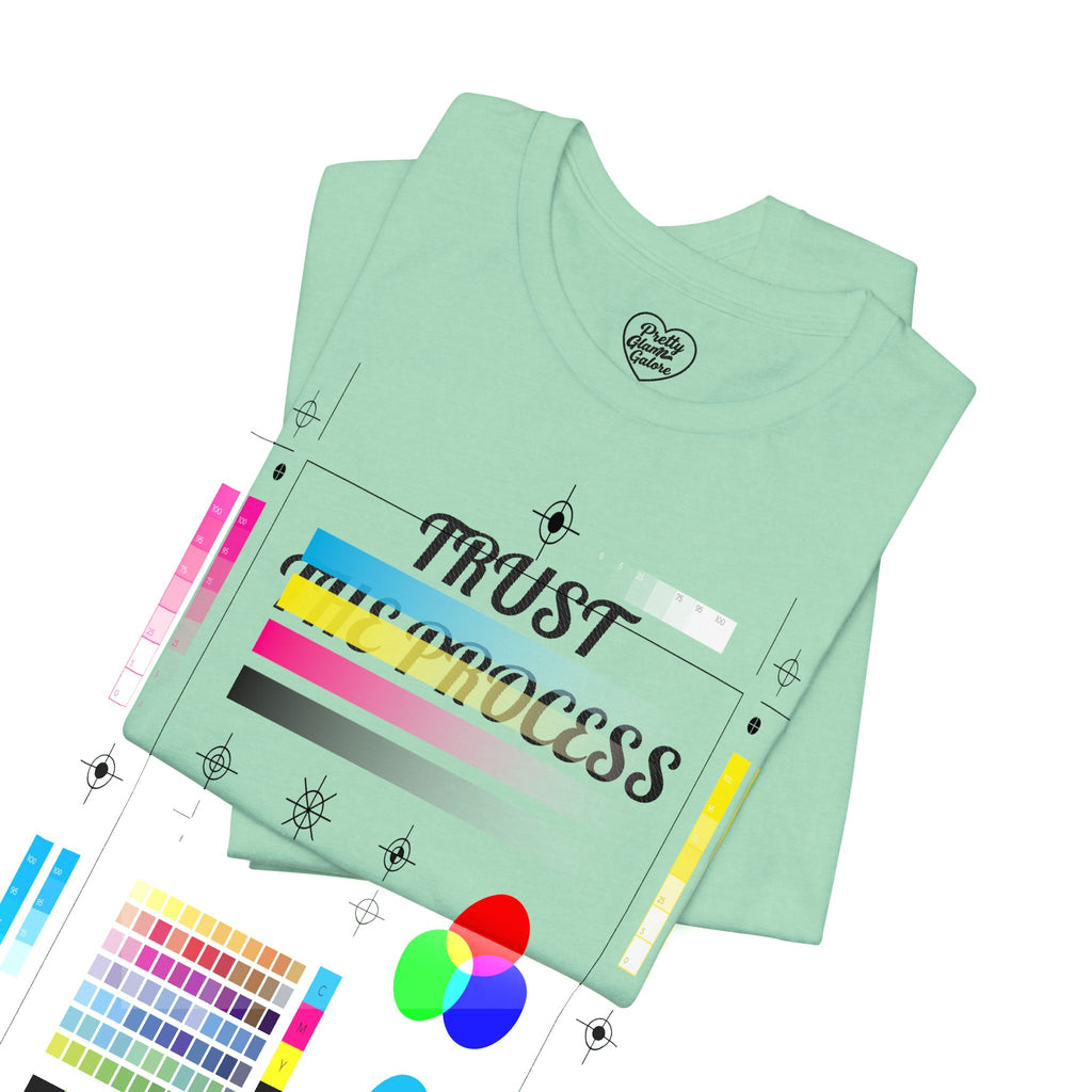 Trust the Process Tee — Inspirational Motivational White T‑Shirt