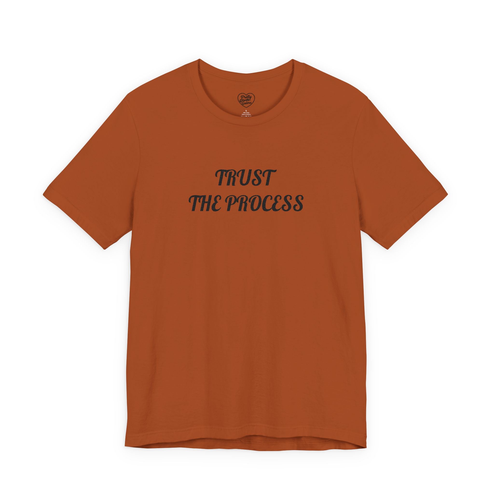 Trust the Process Tee — Inspirational Motivational White T‑Shirt