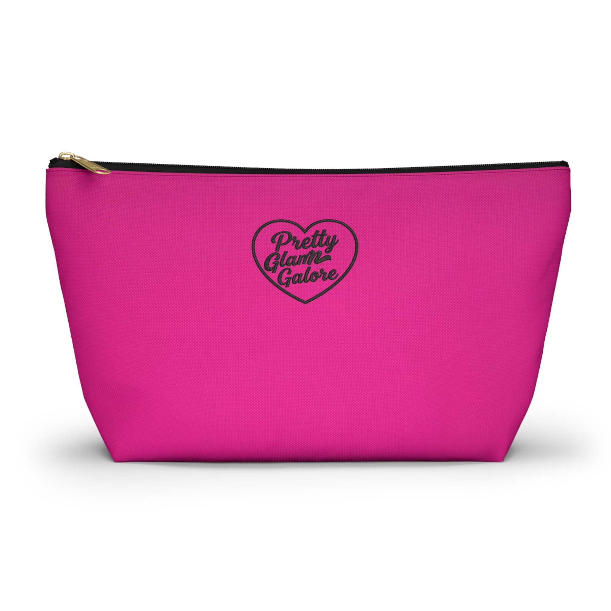 Pretty Glam Galore Heart Cosmetic Pouch — Pink Accessory Bag