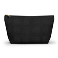 Monogram Accessory Pouch – Elegant Black Makeup and Travel Bag