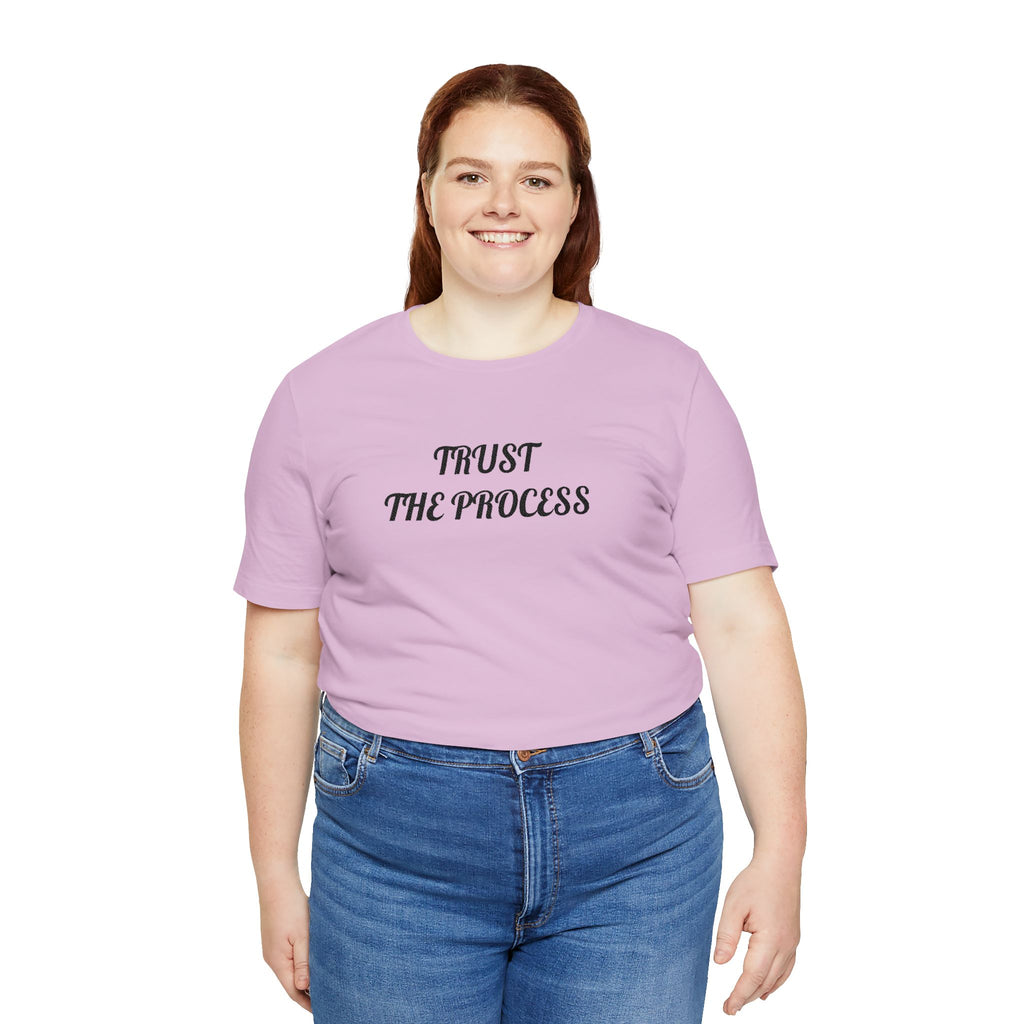 Trust the Process Tee — Inspirational Motivational White T‑Shirt