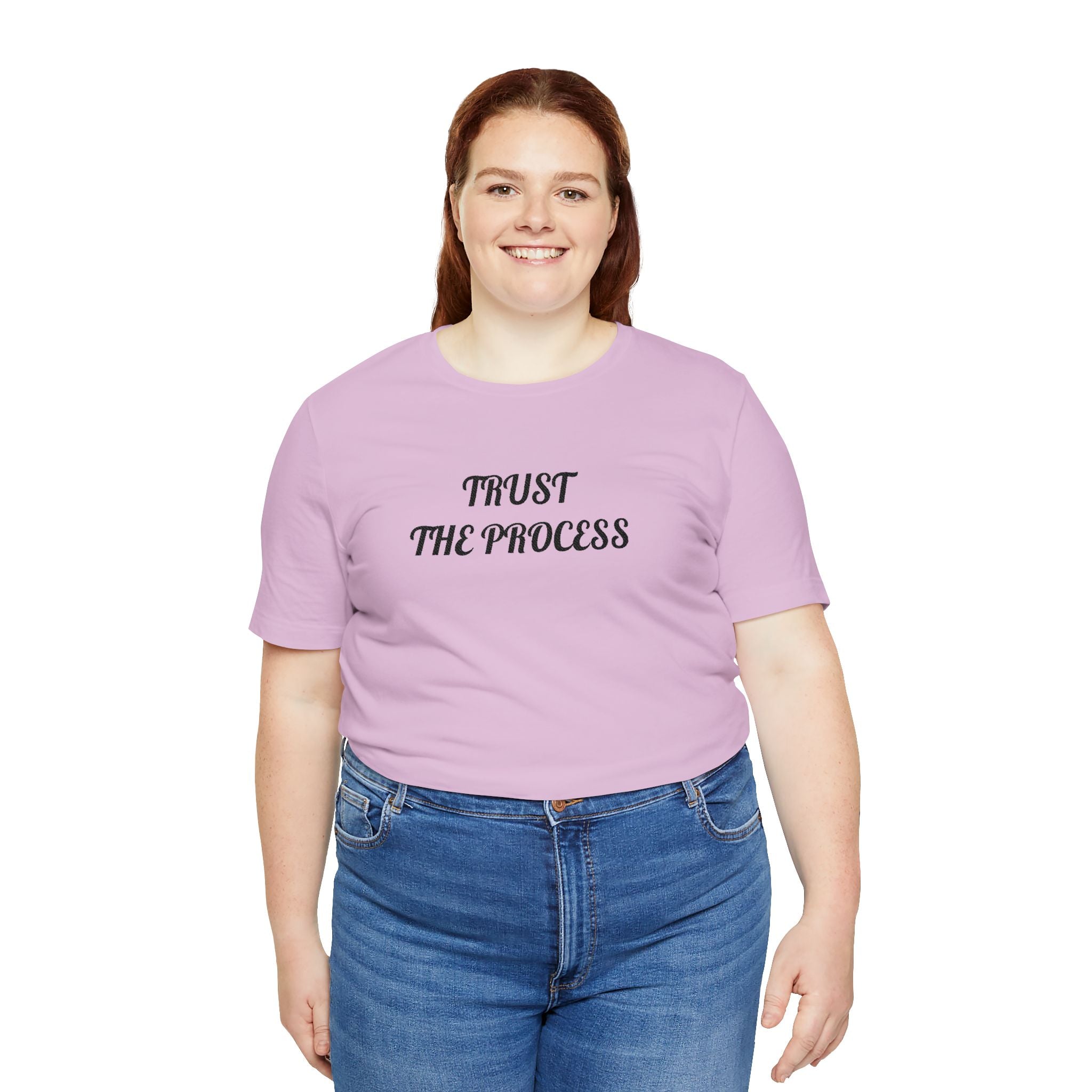 Trust the Process Tee — Inspirational Motivational White T‑Shirt